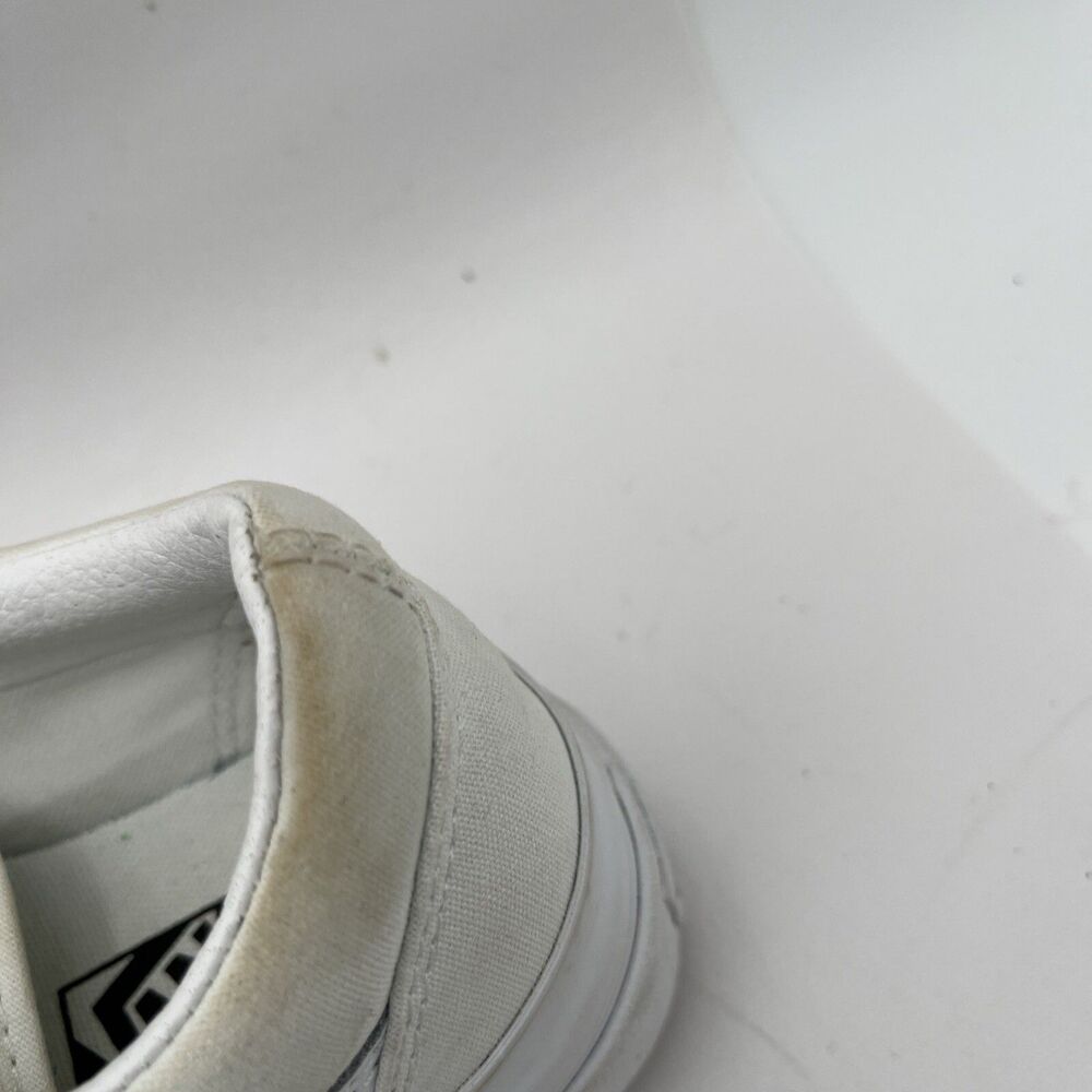 Vans Old Skool Stacked White Platform Sneakers Womens size 8.5 / Mens 7 Shoes - Picture 5 of 16
